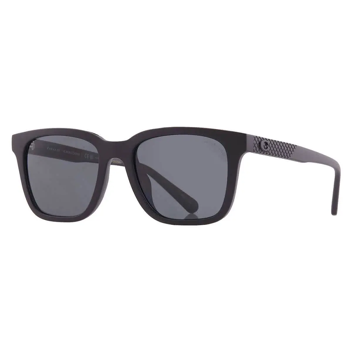 Coach Polarized Grey Square Men`s Sunglasses HC8426U 500281 54 HC8426U 500281 54
