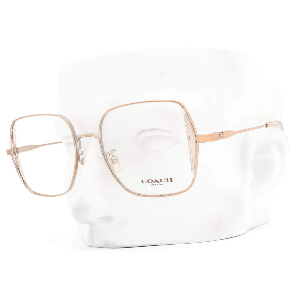 Coach Eyeglasses Glasses HC 5165D 9331 Shiny Rose Gold Metal 53mm with Case