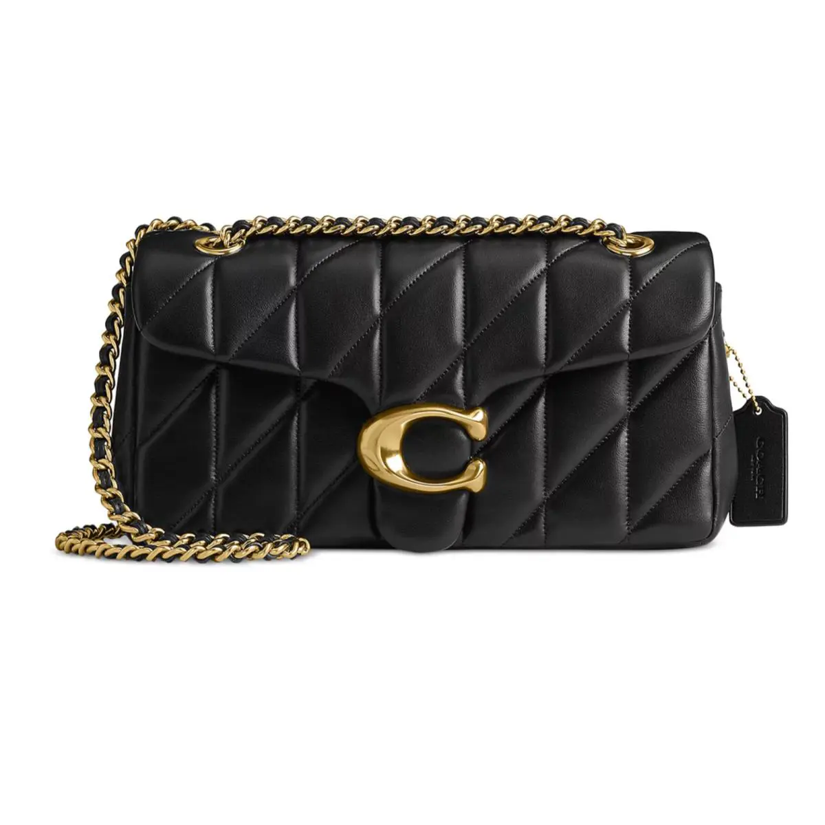 Coach Quilted Tabby Medium Leather Shoulder Bag 26