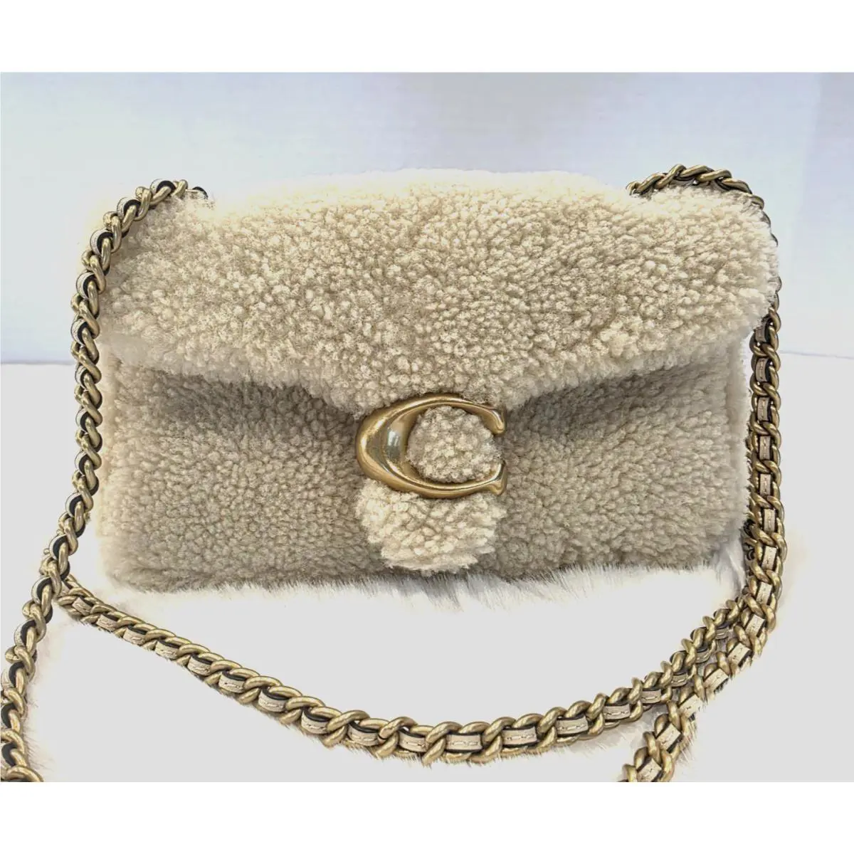 Coach Shearling Tabby 20 Shoulder/crossbody