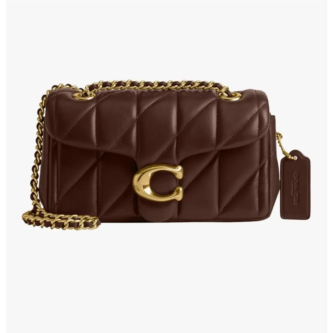 Coach Quilting Tabby20 Series Bacchus Women`s Shoulder Crossbody Bag B4/Maple