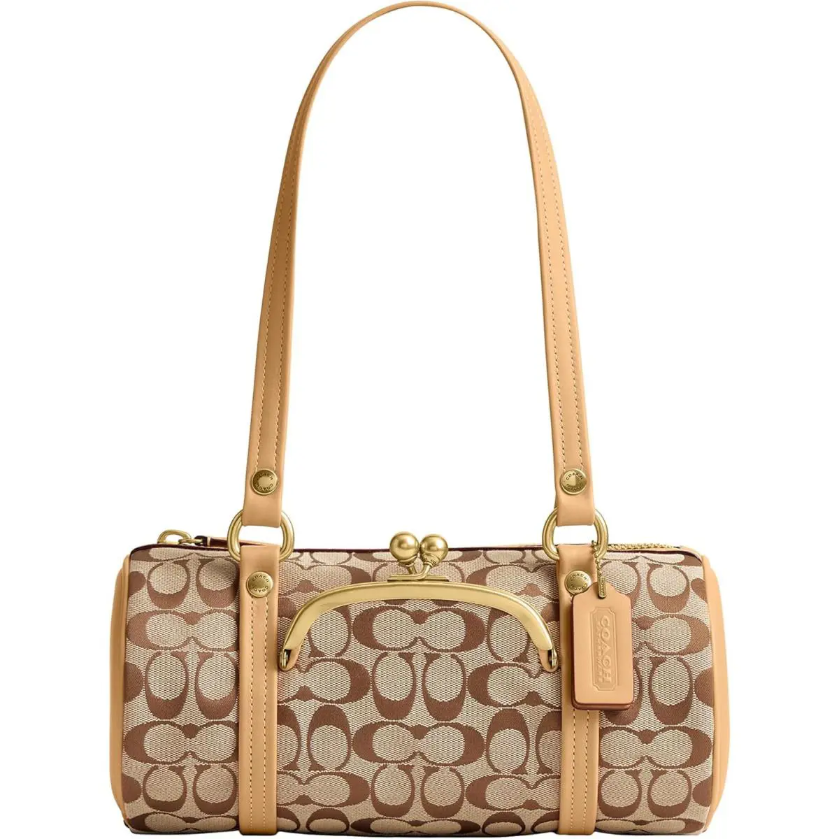 Coach Kisslock Barrel Bag 28