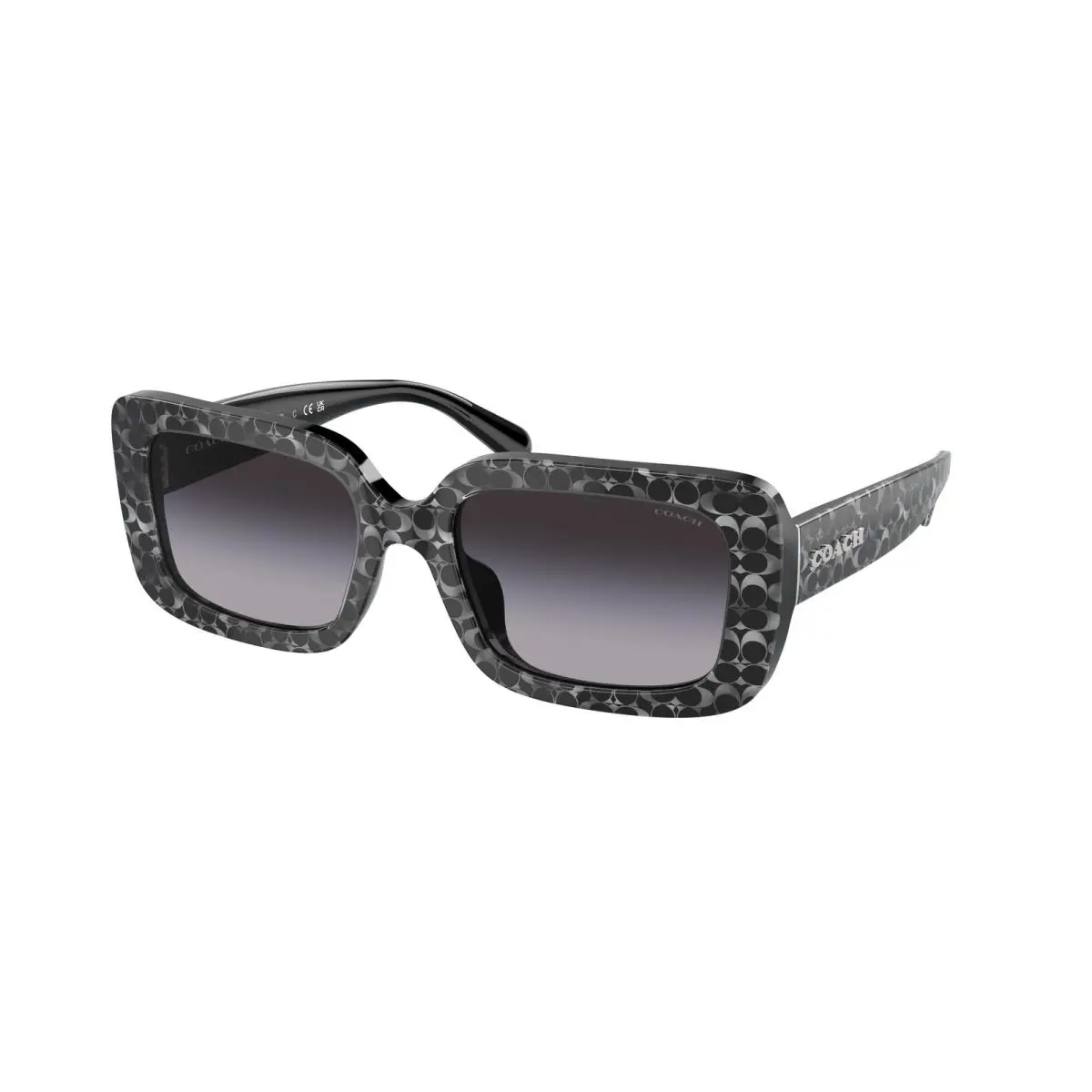 Coach HC 8380U cl922 Grey Pearl Signature c g 55208G Sunglasses