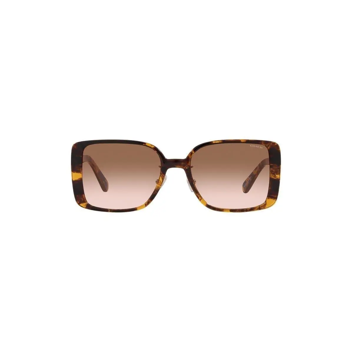 Coach Men 56mm Gradient Square Sunglasses Dark Tortoiseshell