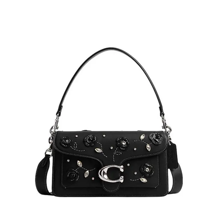 Coach Crystal Embellished Tabby Shoulder Bag 26