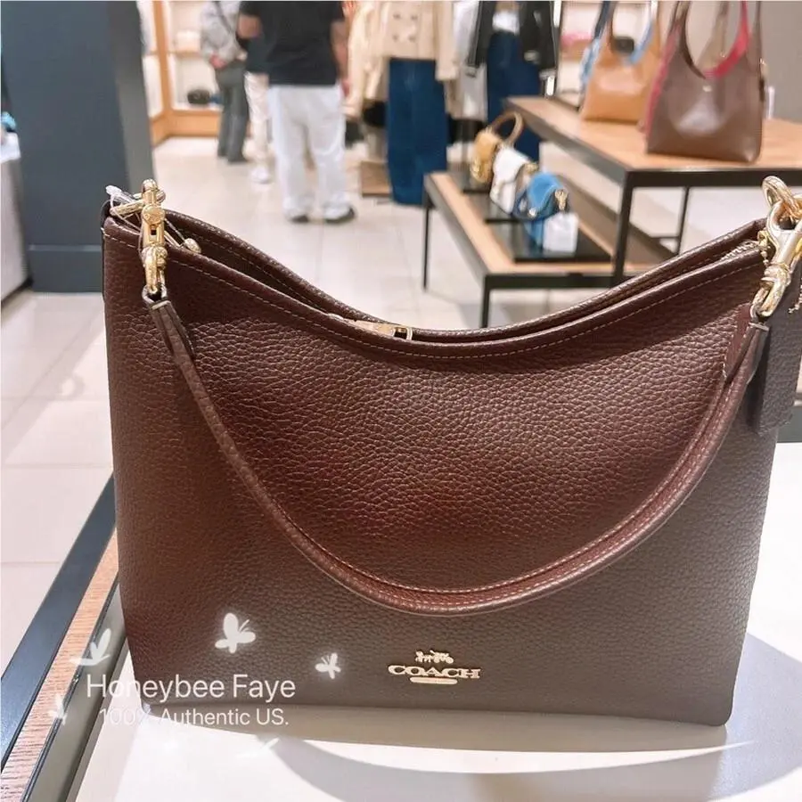 Coach Laurel Shoulder Bag Gold/maple Regular Size CR148
