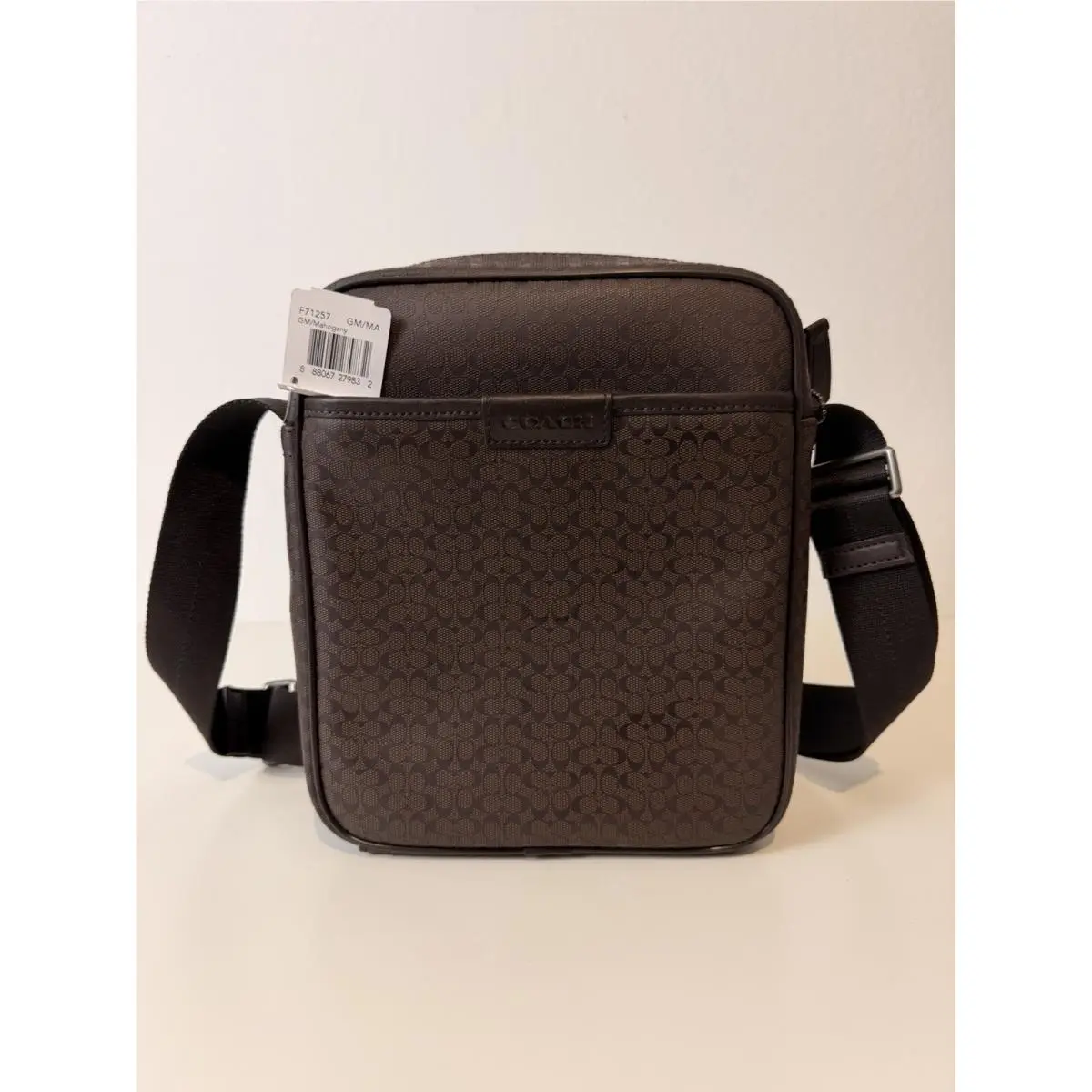 Coach F71257 Heritage Brown Signature Camera/crossbody Bag