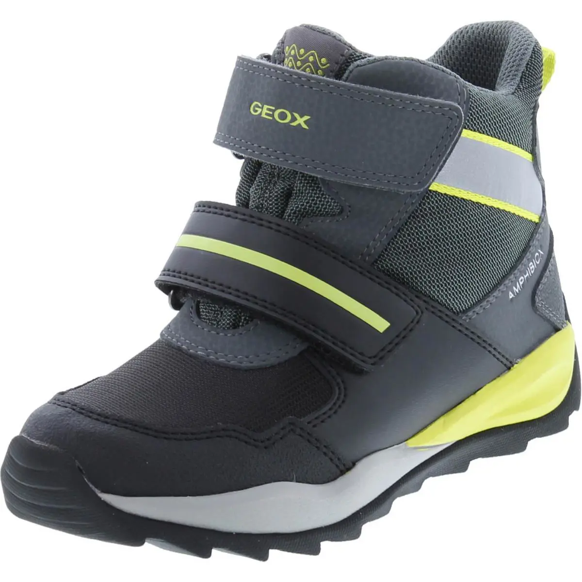 Geox shoes - J Orizont - Orizont - Black/Lime 7