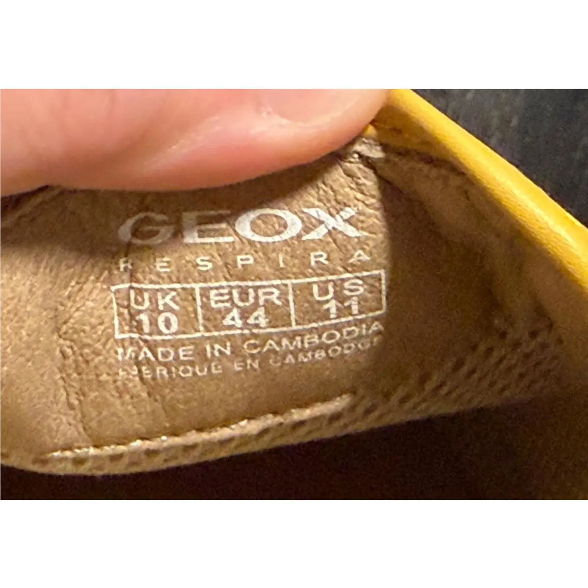 Geox shoes - Geox Respira Copacabana - Respira Copacabana - Yellow 10