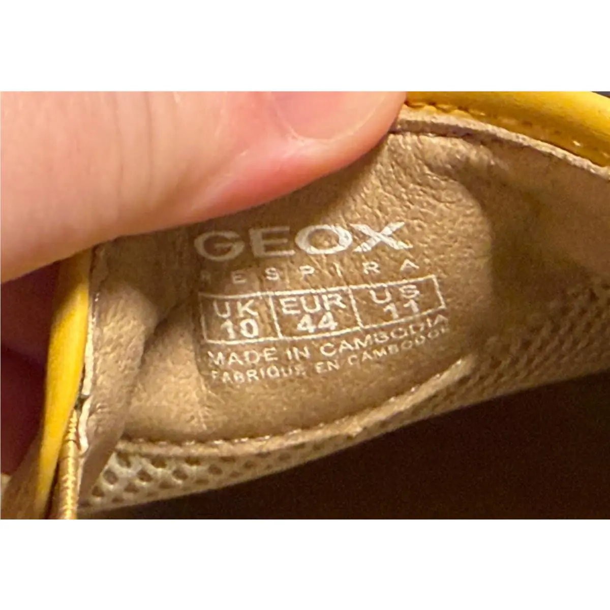 Geox shoes - Geox Respira Copacabana - Respira Copacabana - Yellow 11