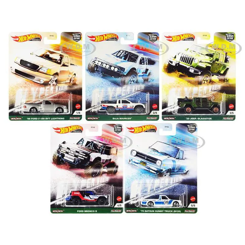 Hyper Haulers 5 Piece Set Car Culture Series Models BY Hot Wheels FPY86-957F