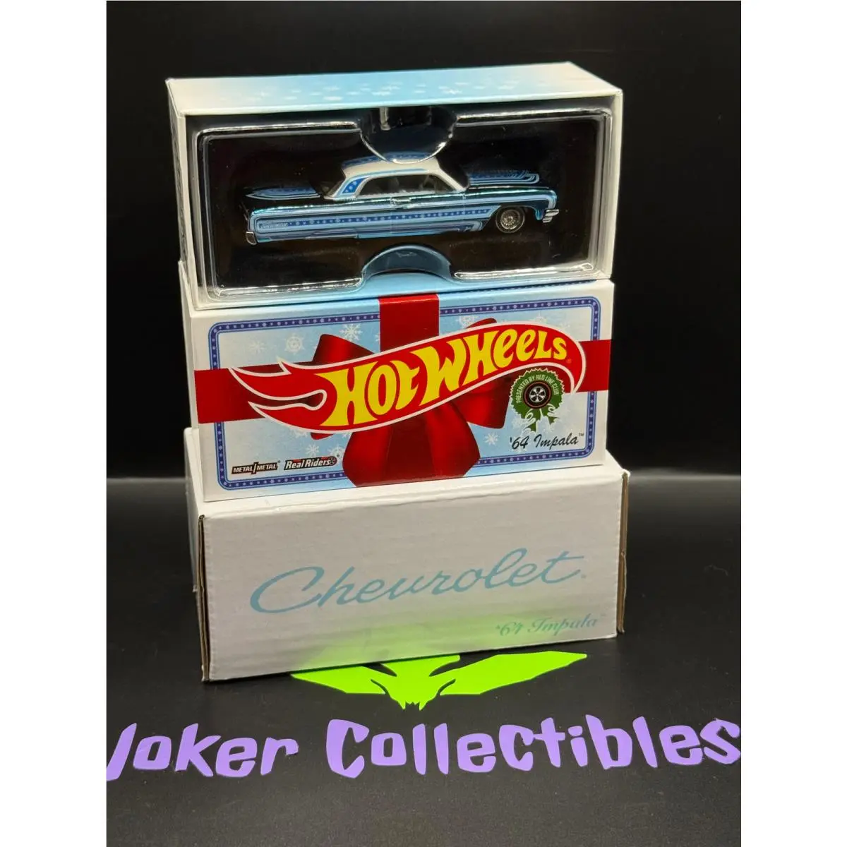 Hot Wheels 2021 Rlc Exclusive Red Line Club `64 Chevrolet Impala Light Blue Snow