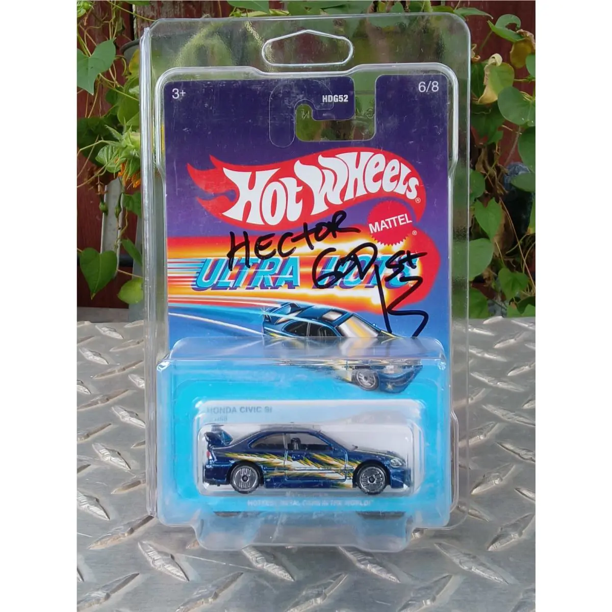 Hot Wheels Ultra Hots Honda Civic Si Signed Hector Fast Furious Noel G Jsa Coa