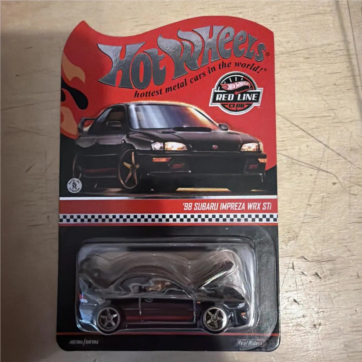 2026 Hot Wheels Rlc - ‘98 Subaru Impreza Wrx Sti - Collector Club Car Exclusive