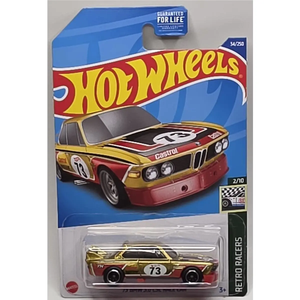 Hot Wheels Super Treasure Hunt ‘73 Bmw 3.0 Csl Race Car with Protector
