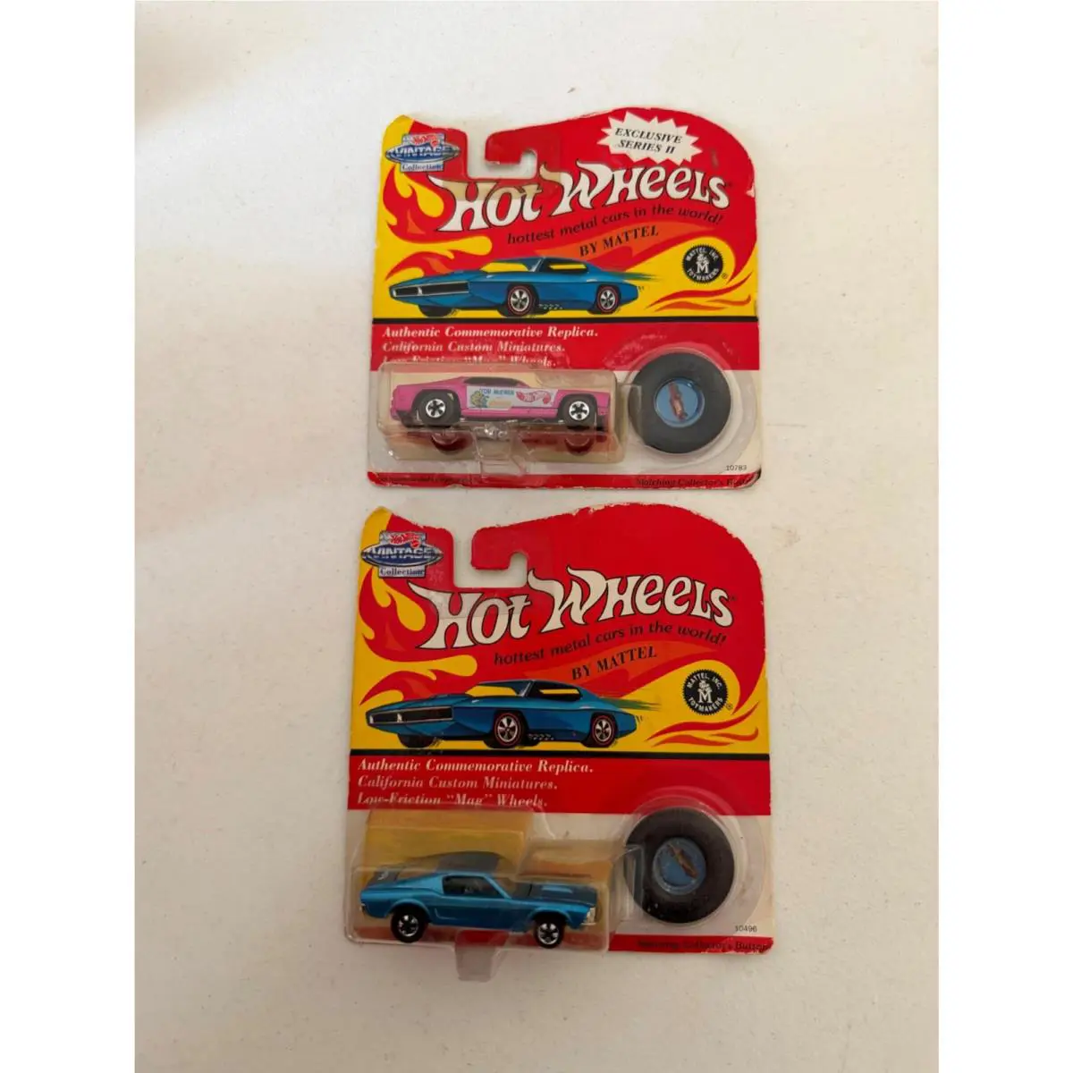 Hot Wheels Vintage Collection Mongoose Pink/custom Mustang Rare Blue D44