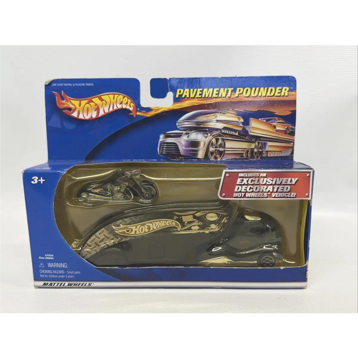 2001 Hot Wheels Pavement Pounder Exclusive Scorching Scooter 47039 Nos