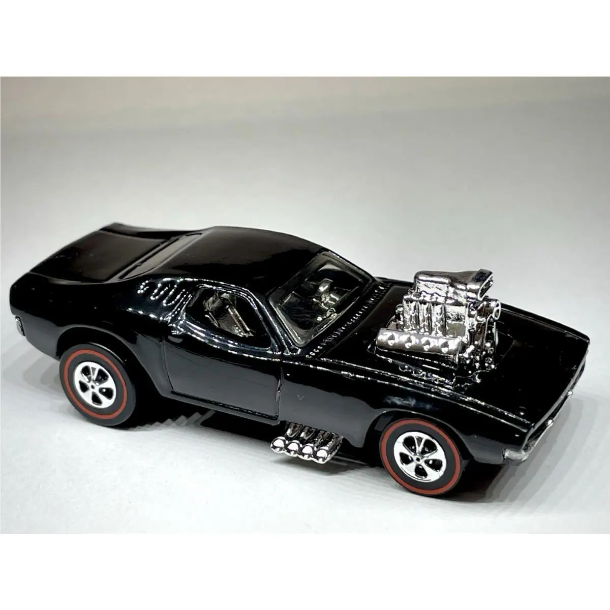 Hot Wheels Custom Made Redline Rodger Dodge Gloss Black 1/64 Diecast