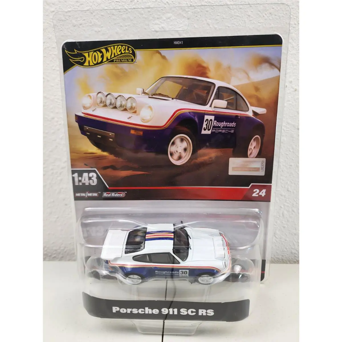 2025 Hot Wheels Premium 1:43 Porsche 911 SC RS Metal Real Riders 24
