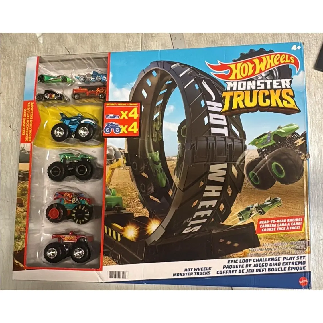 Hot Wheels Monster Trucks Epic Loop Challenge Playset