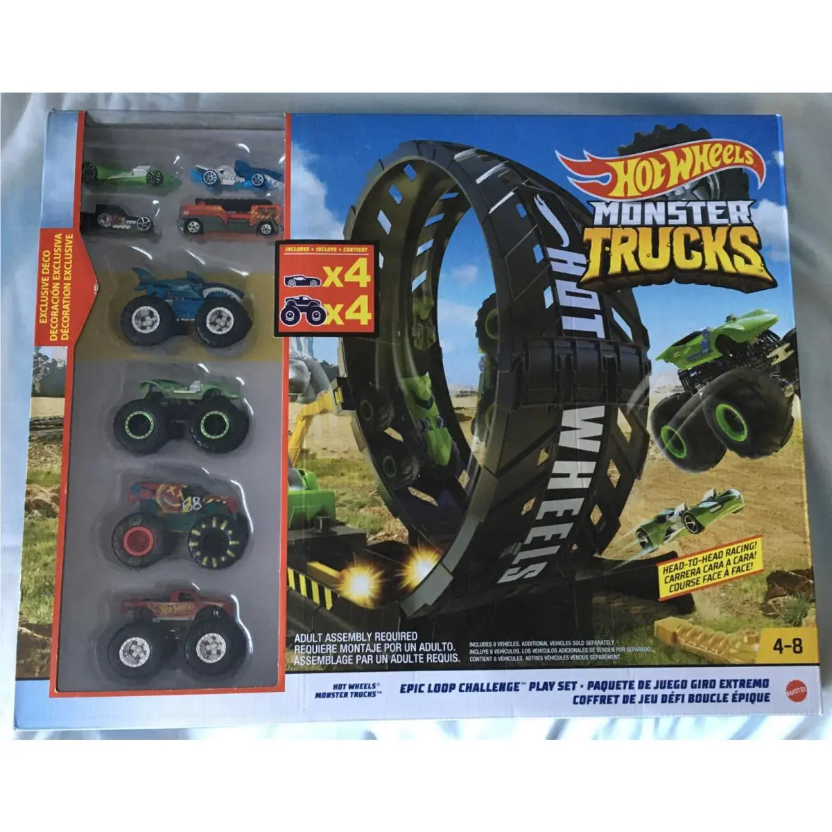 Hot Wheels Monster Trucks Epic Loop Challenge Playset