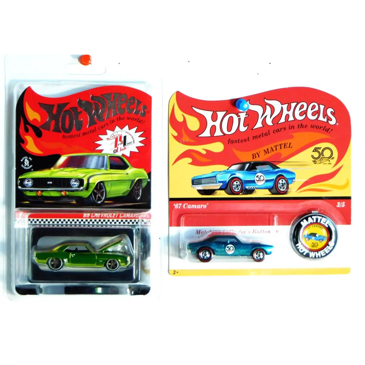 Hot Wheels Rlc - `69 Chevrolet Camaro SS 03614/30000 HW 3/5 - `67 Camaro