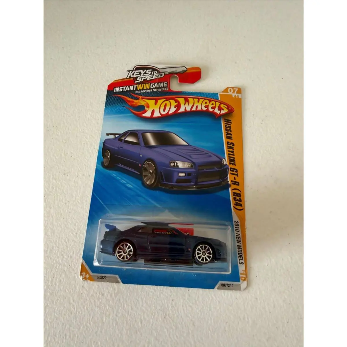 Hot Wheels 2010 Models Nissan Skyline Gt-r R34 Keys to Speed P26