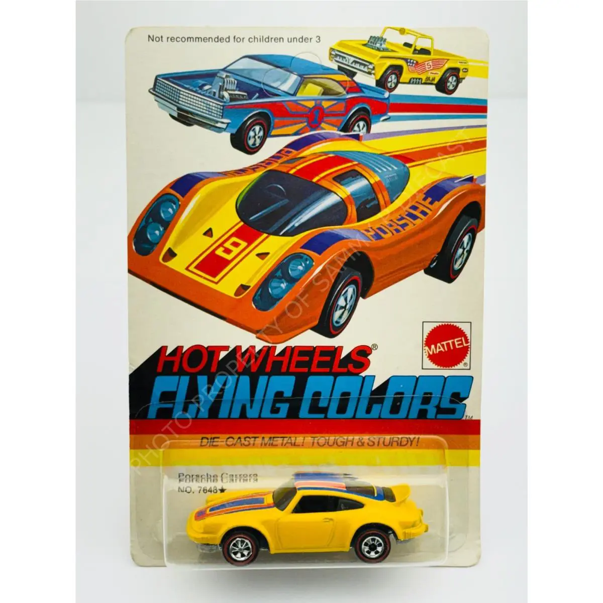 Hot Wheels Redline Porsche 911 Carrera Yellow Flying Colors in Blisterpack