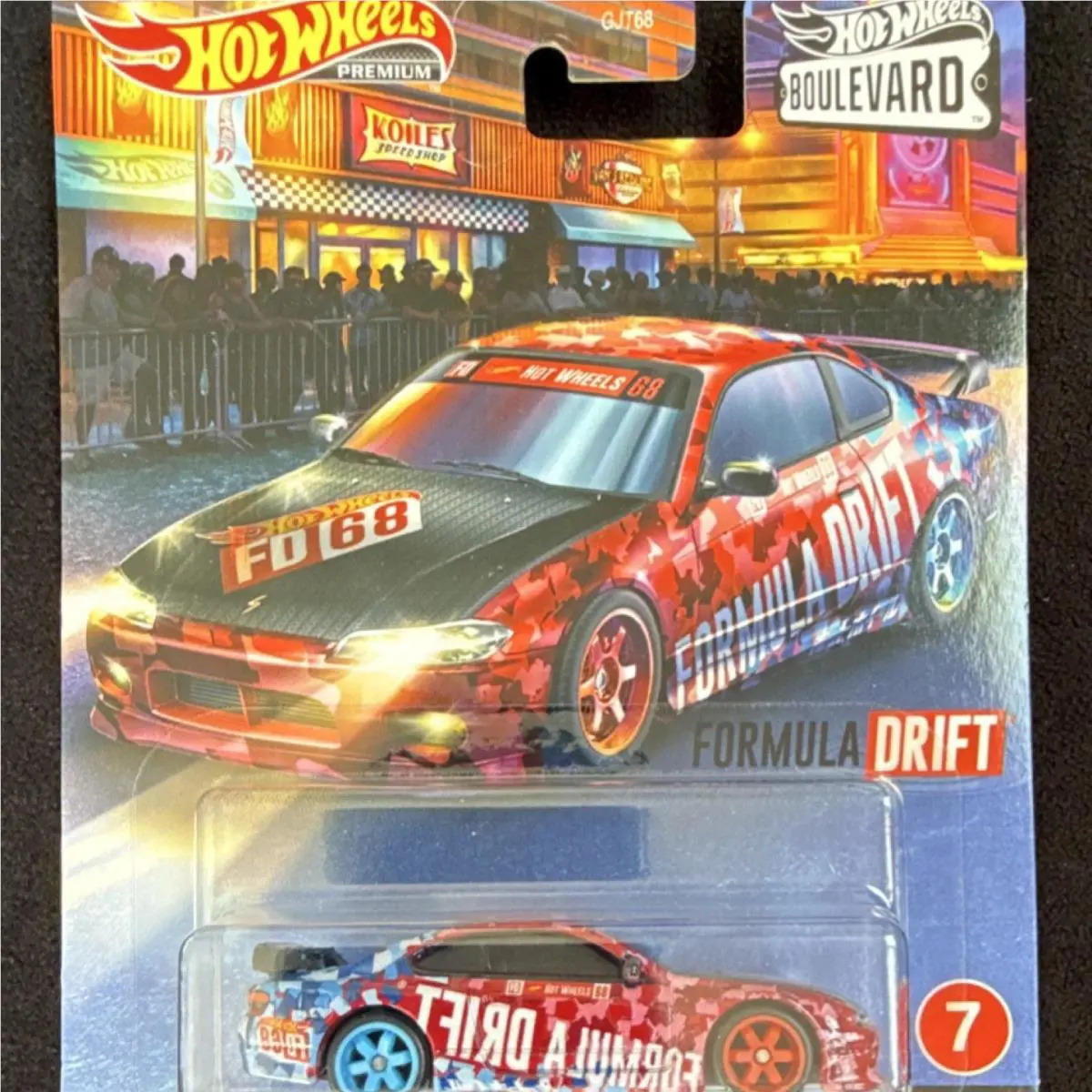 Hot Wheels Premium Real Riders Boulevard Nissan Silvia S15 Formula Drift 1:64