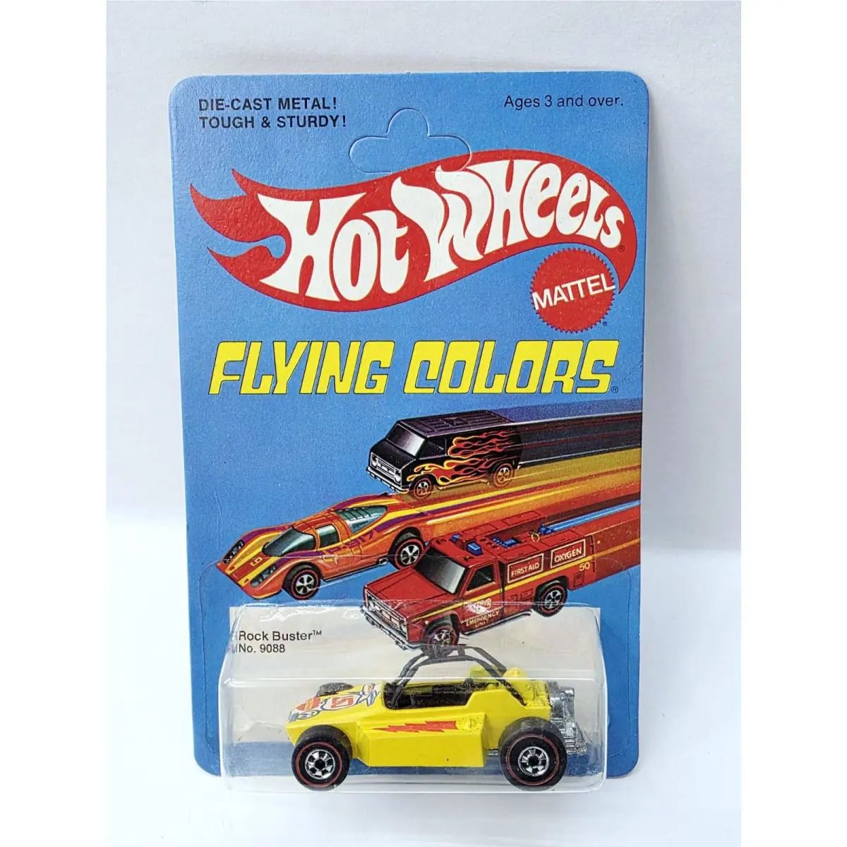 Hot Wheels Redline Flying Colors Rock Buster Very Nice TN239