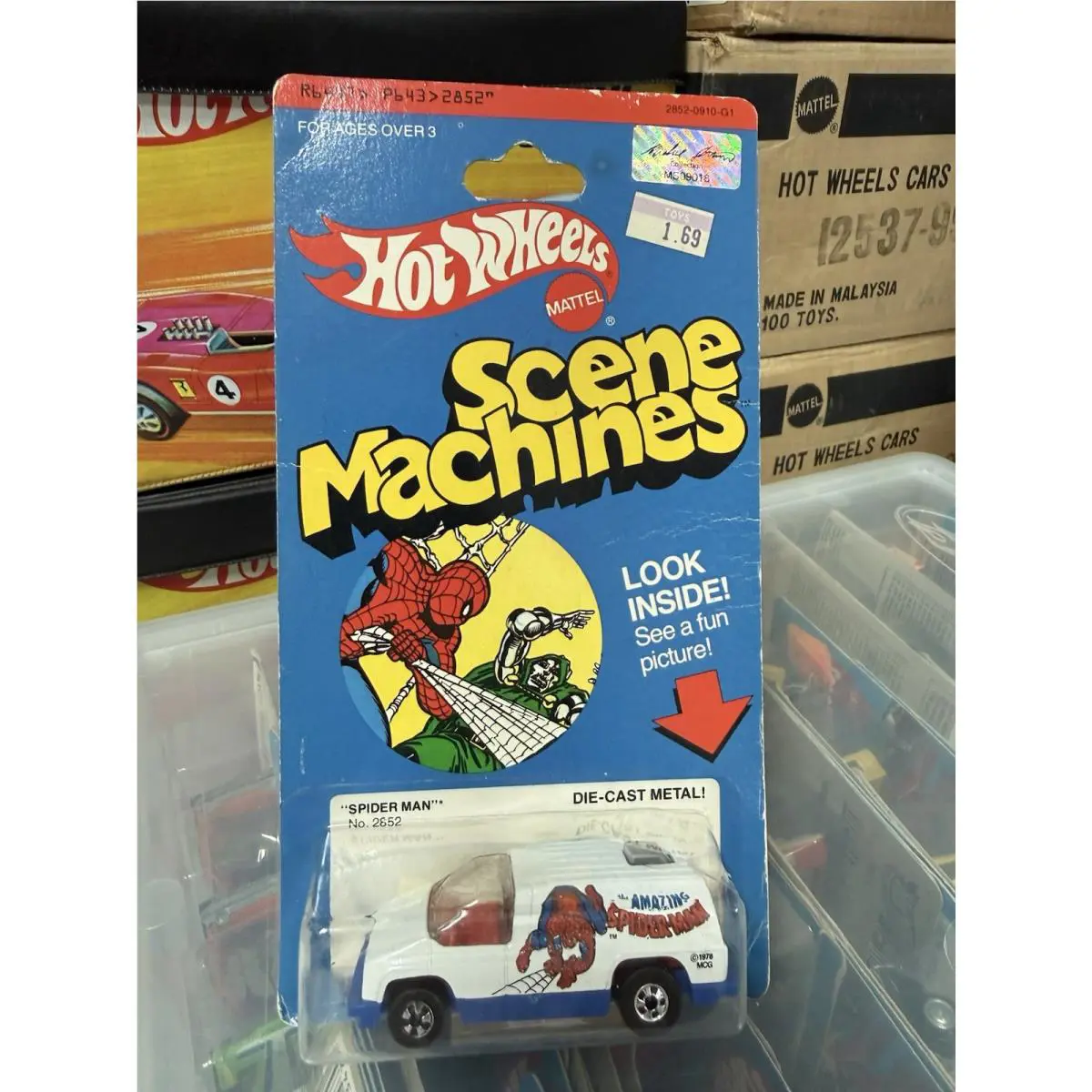 Hot Wheels Spider Man Scene Machine From Mike Strauss Collection 011