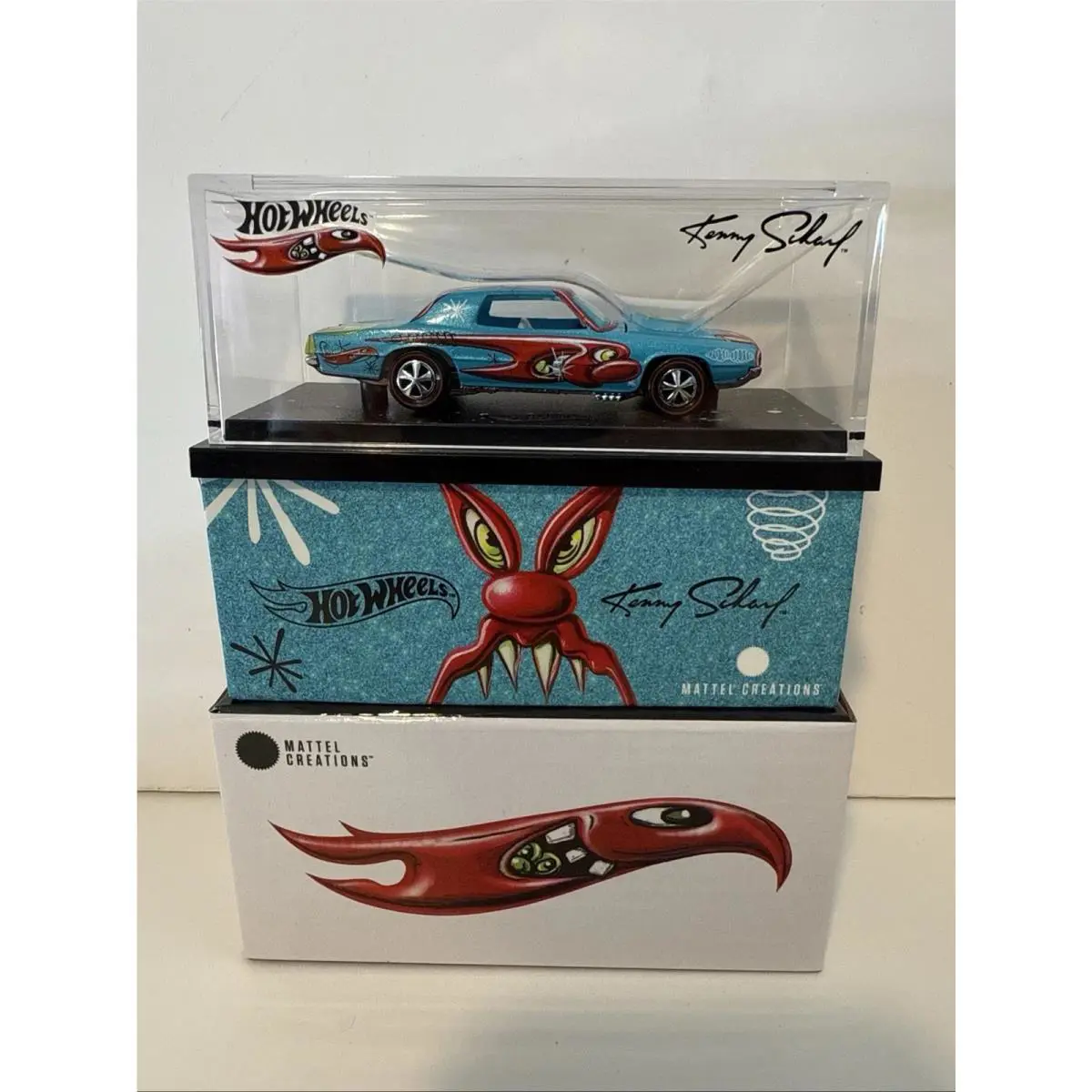 Mattel Hot Wheels x Kenny Scharf Custom T-bird