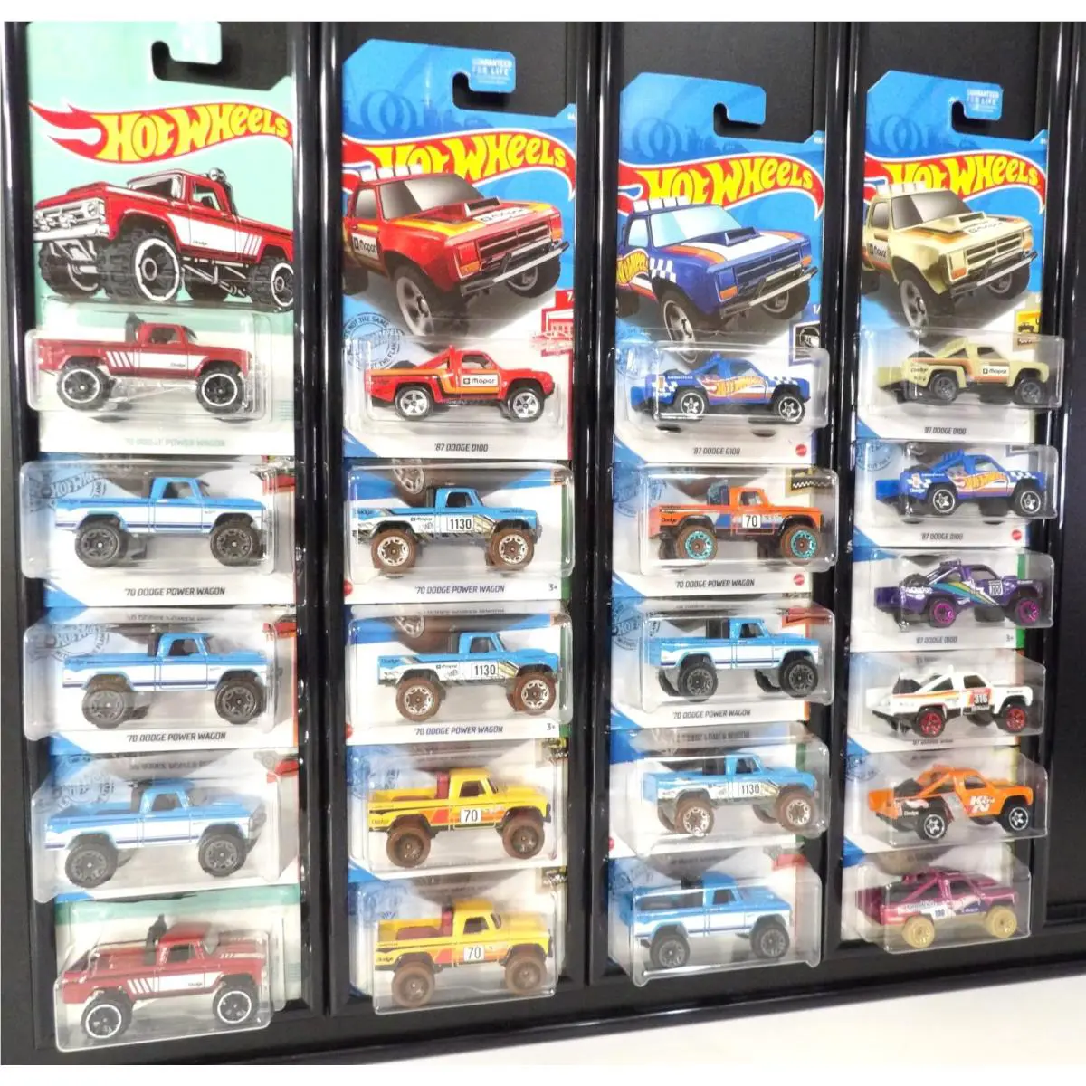 Hot Wheels Dodge Power Wagon and Dodge D100 21 Trucks