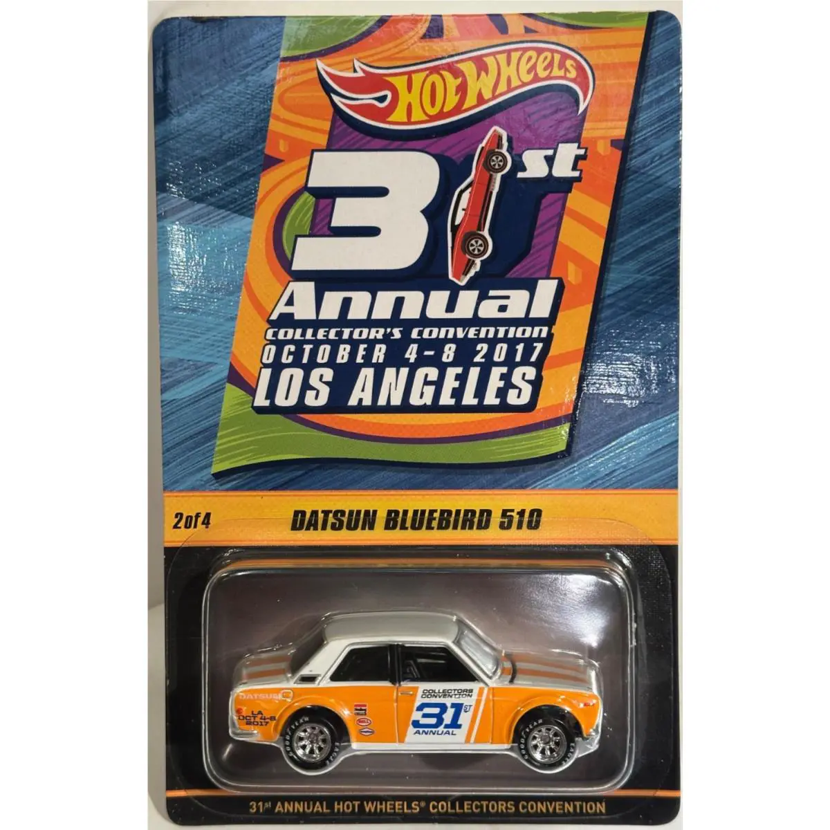 2017 Hot Wheels 31st LA Collector`s Convention Datsun Bluebird 510 763/3000