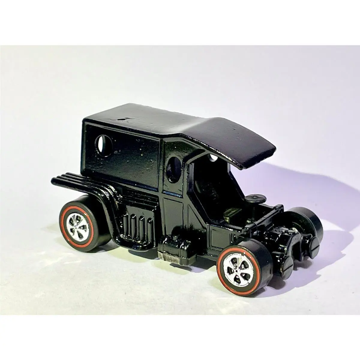 Custom Made “complete Black” Hot Wheels T-totaller Black 1976 Redline Sweet