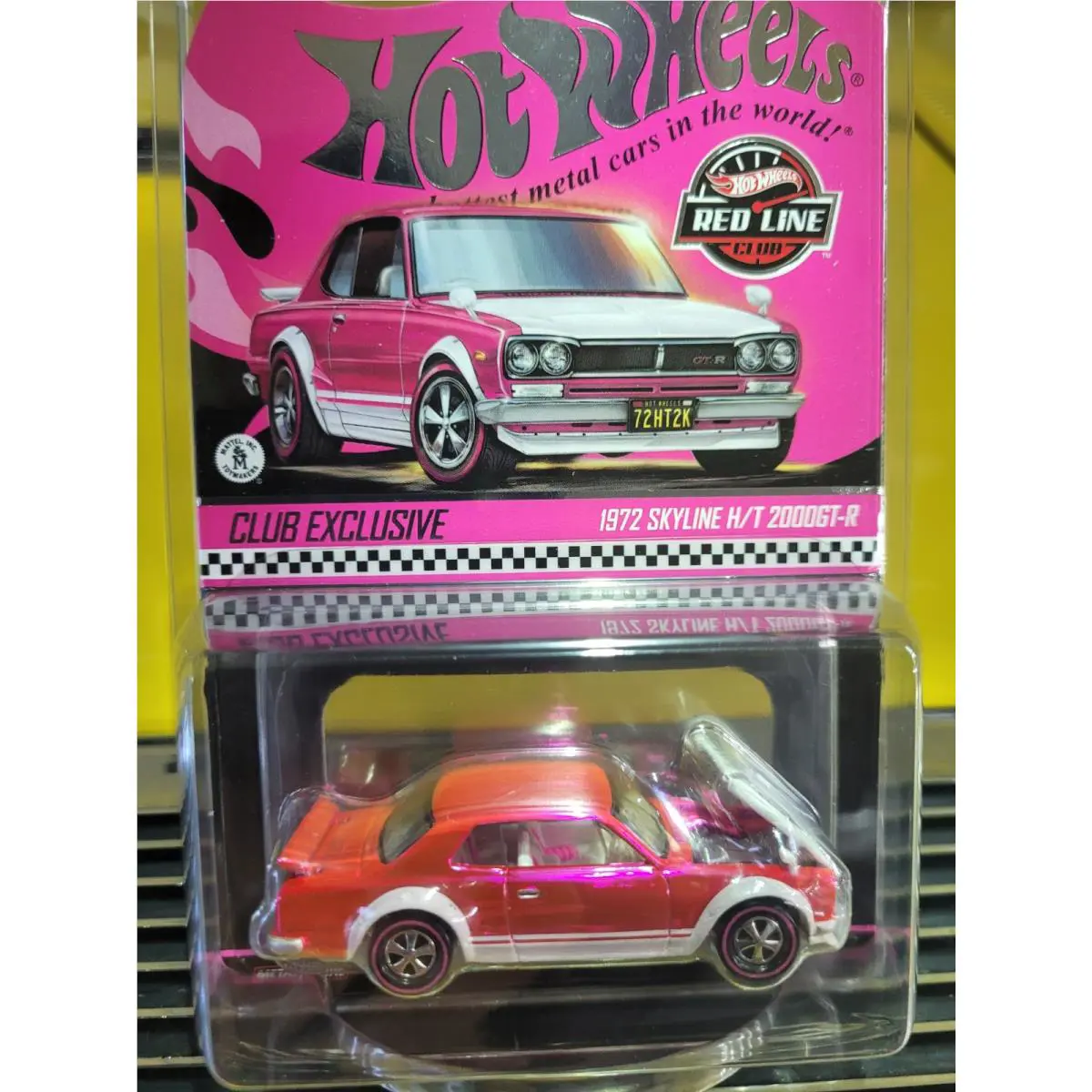 Hot Wheels Rlc Exclusive 1972 Skyline H/t 2000GT-R Pink Spectraflame