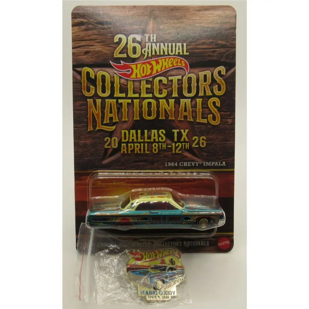 Hot Wheels 26th Nationals/convention Dinner 1964 Chevy Impala W/pin Mario Godoy