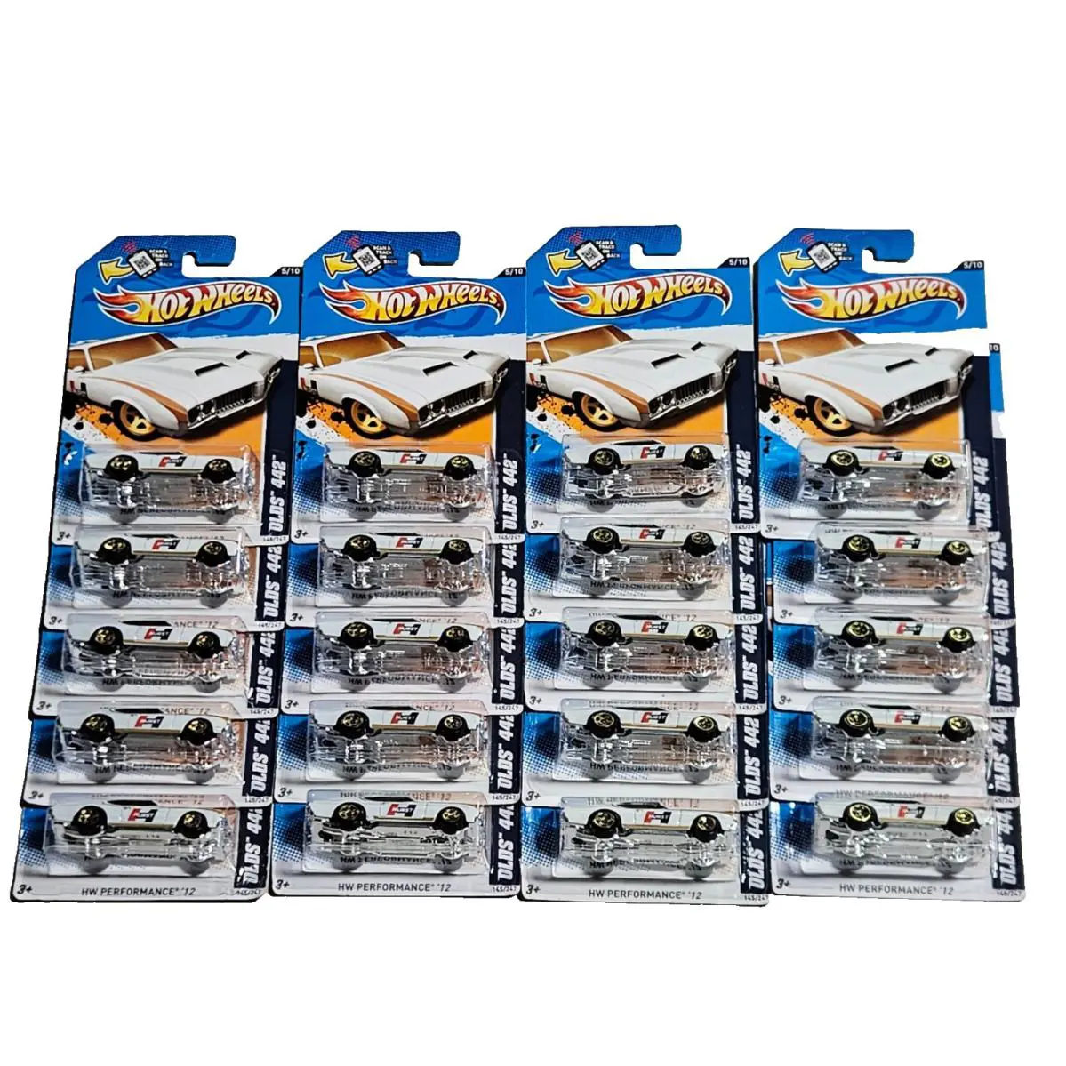 20 Hot Wheels 2012 145 HW Performance Olds 442 Hurst White
