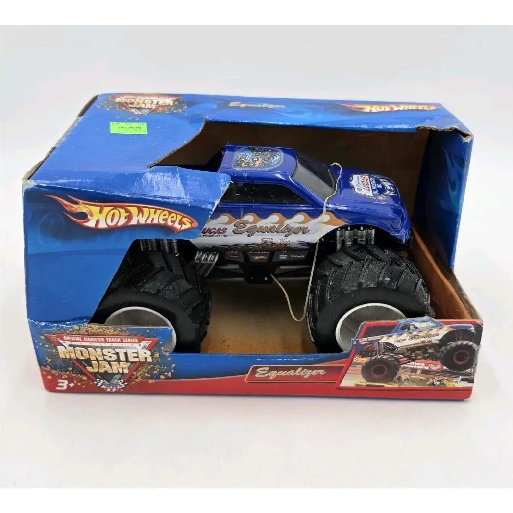 2006 Vintage Mattel Monster Jam 1/24 Equalizer Oil Monster Truck Diecast Car