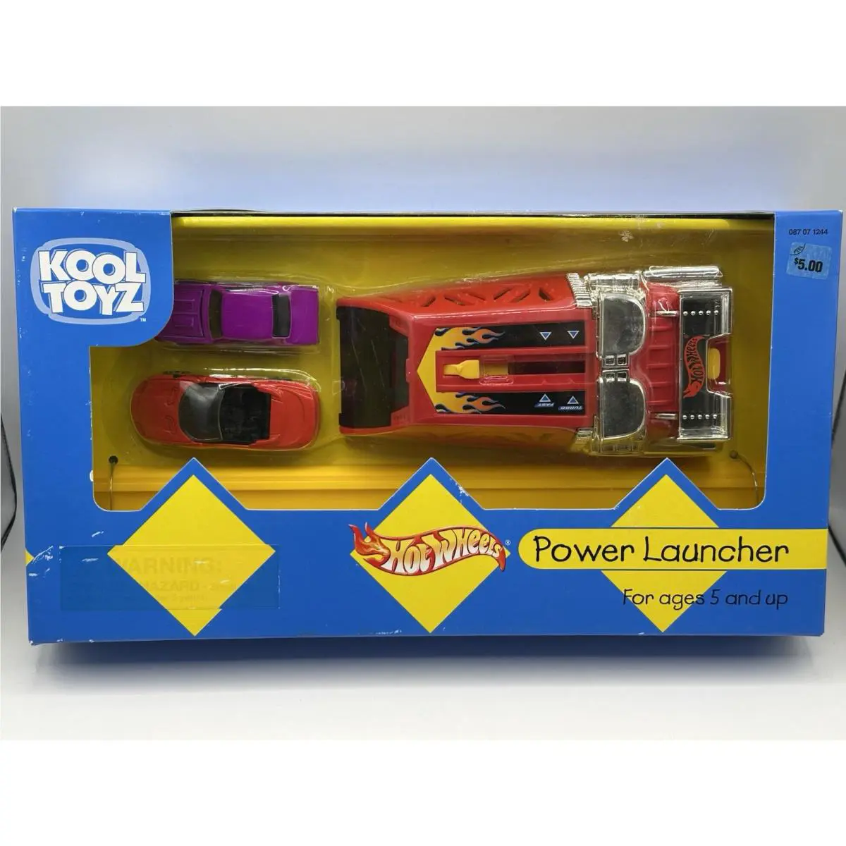 Hot Wheels Kool Toyz Power Launcher Set with Exclusive ‘67 ‘95 Chevy Camaro