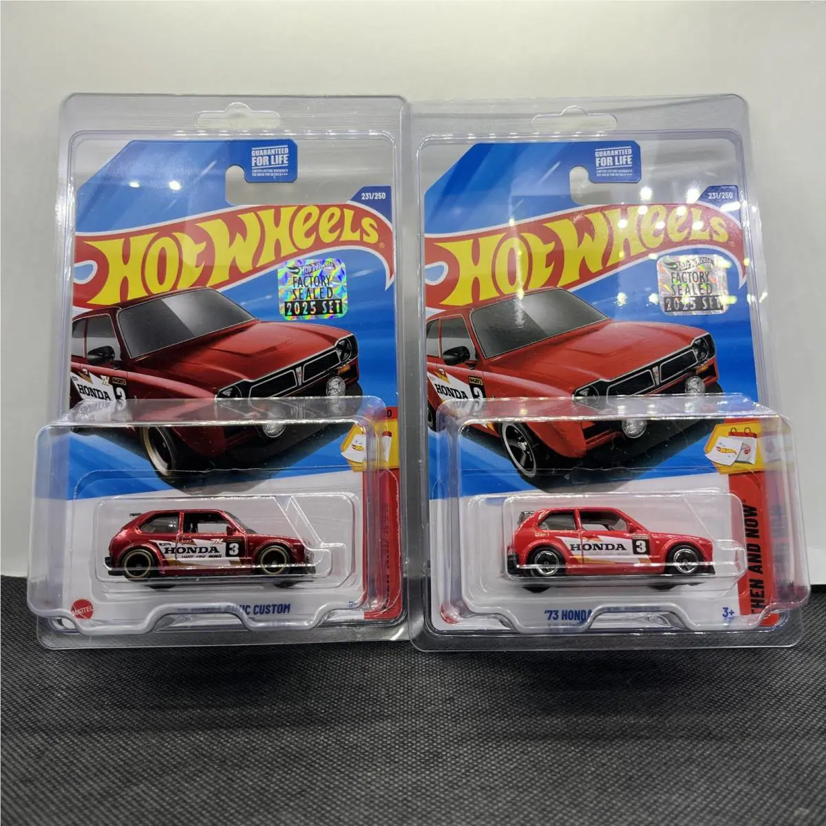 Hot Wheels 73 Honda Civic Custom Super Treasure Hunt + Mainline