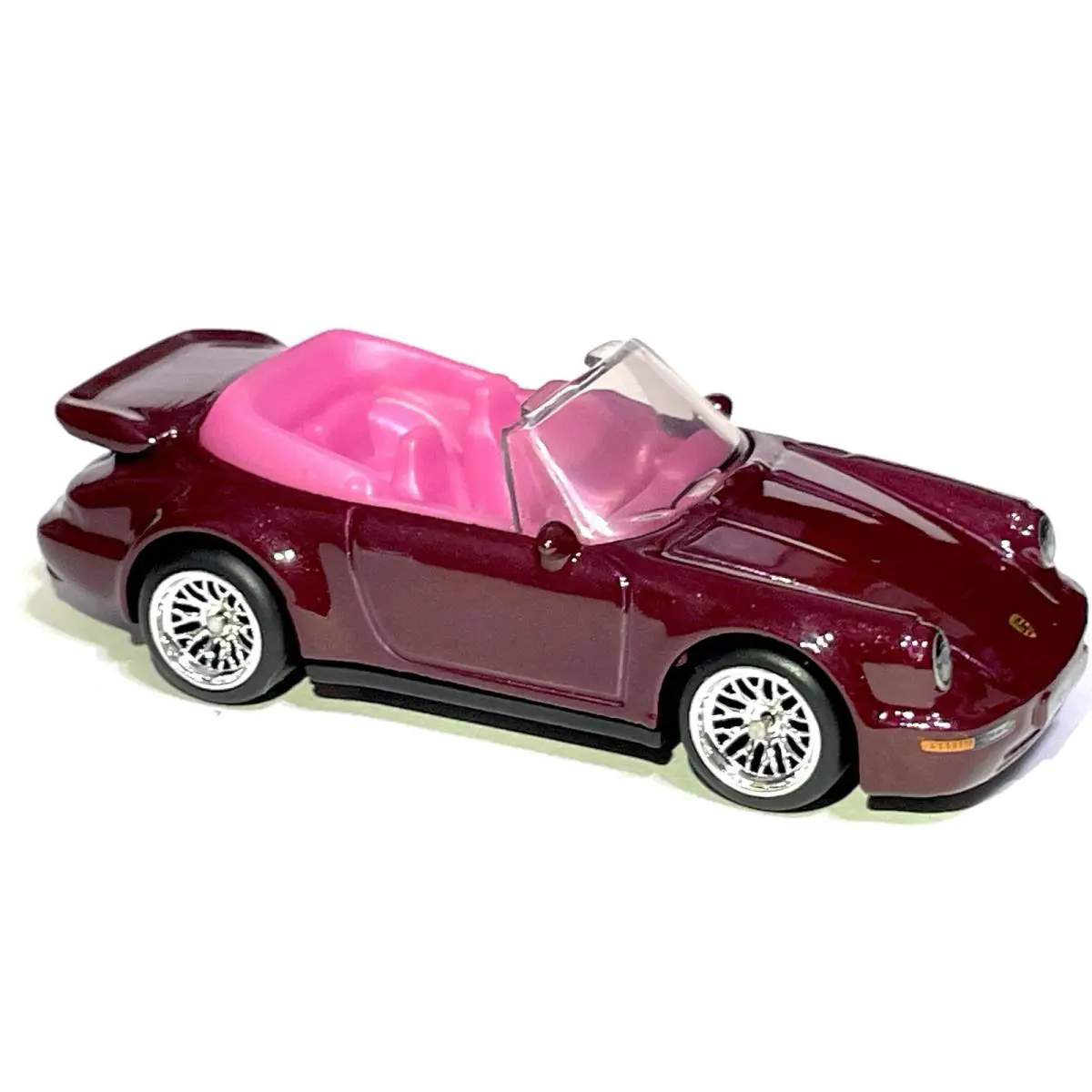 Hot Wheels Porsche 964 Turbo Cabriolet Custom Made Real Riders Rubber Wheels
