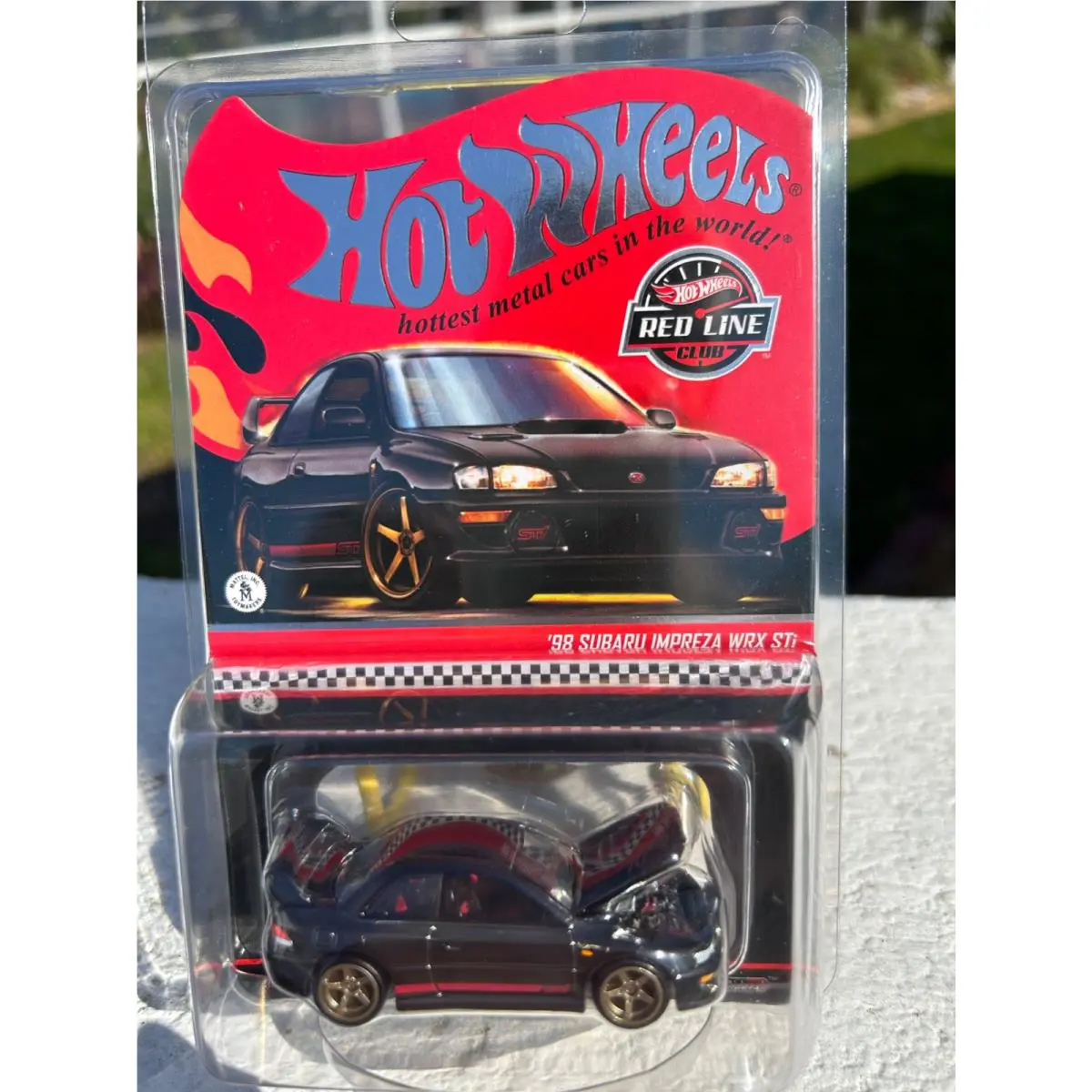 Hot Wheels Exclusive Black Rlc 1998 Subaru Impreza Wrx Sti - Ready To Ship
