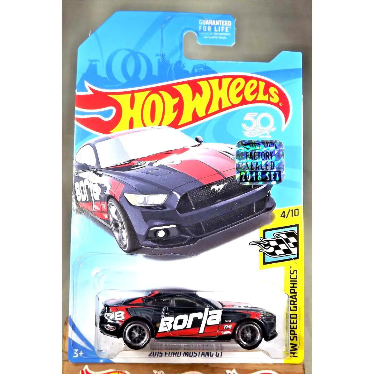 2018 Hot Wheels Super Treasure Hunt HW Speed Graphics 4/10 2015 Ford Mustang GT