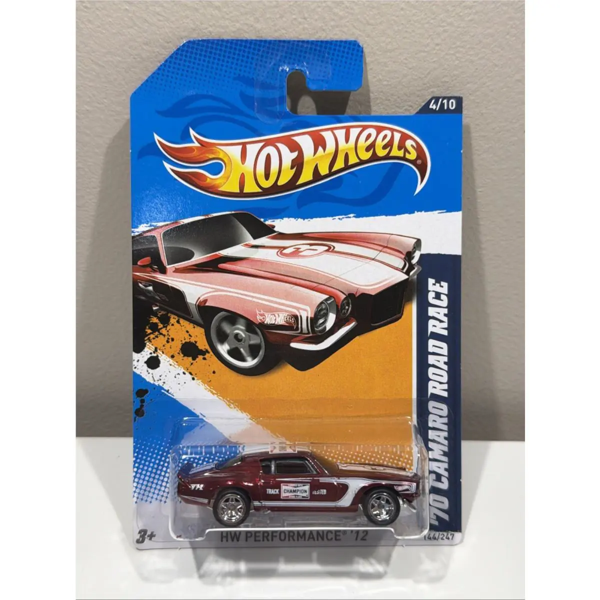 Hot Wheels 2012 Super Treasure Hunt `70 Camaro Road Race Red D28