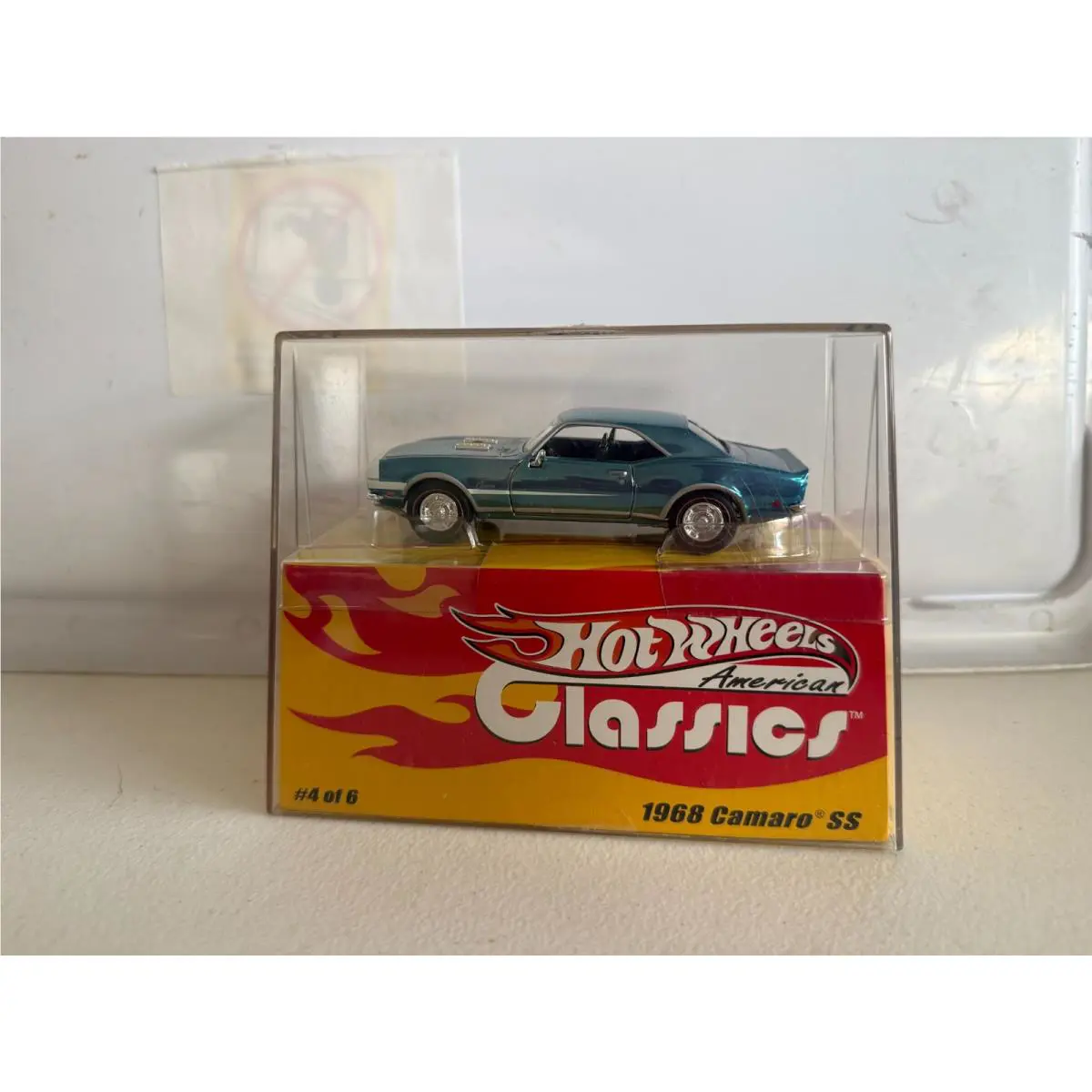 2003 Hotwheels American Classics Teal Blue 68 Camaro SS 1:43 Scale AC9