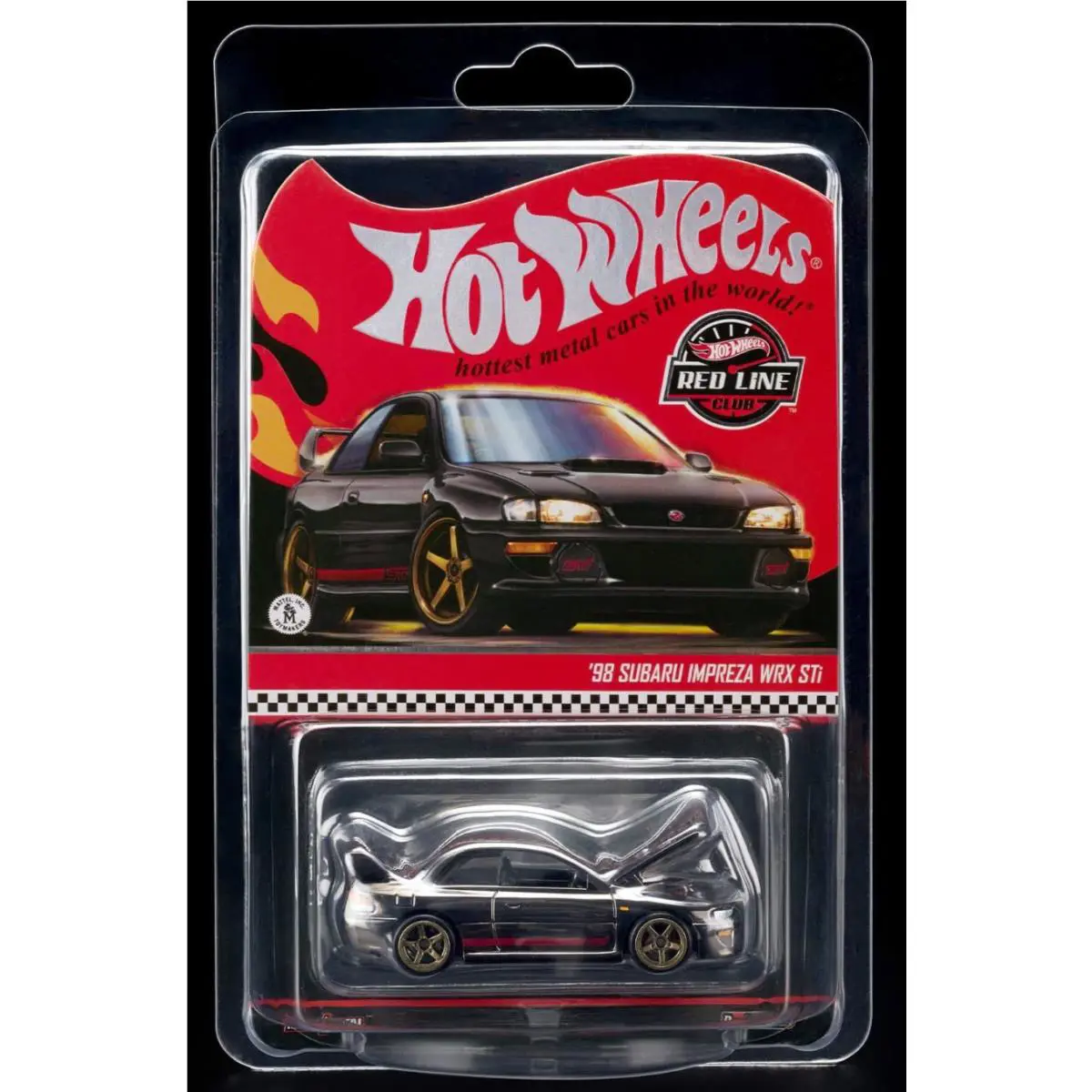 Hot Wheels Collectors Rlc Exclusive Silver ’98 Subaru Impreza Wrx Sti