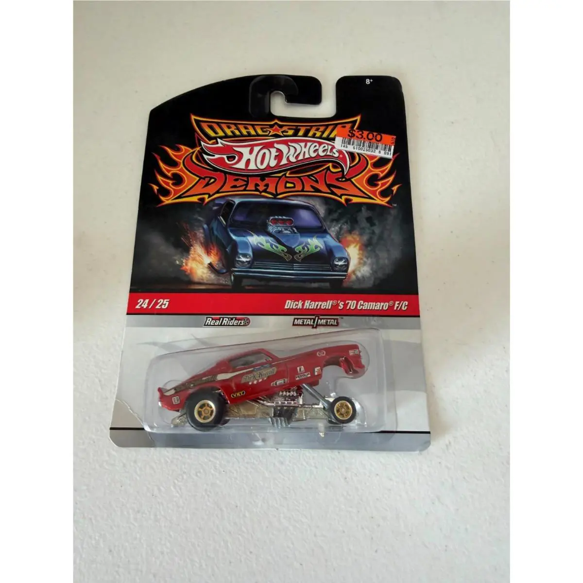 Hot Wheels Dragstrip Demons Dick Harrell `70 Camaro F/c P26