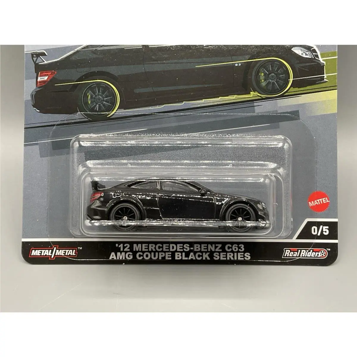 Hot Wheels Deutschland Design 12 Mercedes Benz C63 Amg Black Chase 0/5 1:64 Nip