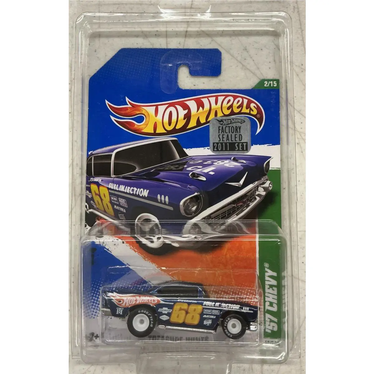 2011 Hotwheels Regular Treasure Hunt 57 Chevy